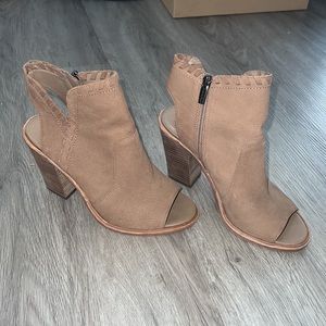 Vince Camuto Peep Toe Booties